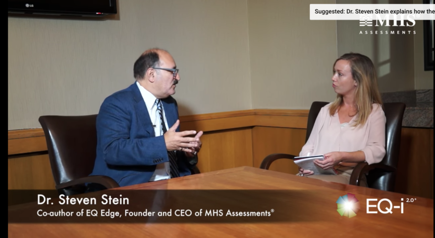 video frame of Dr Stein interview